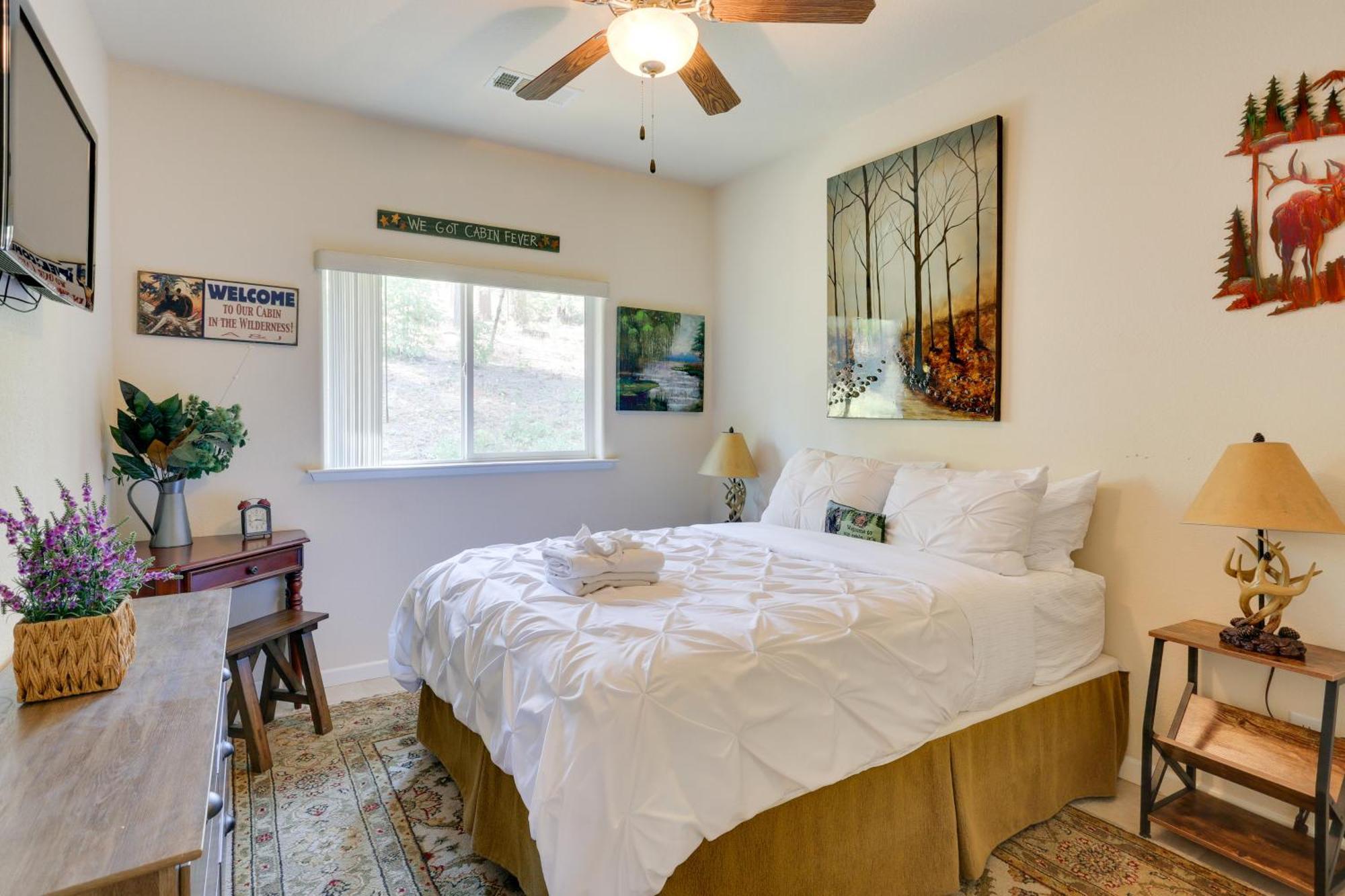 Peaceful And Private Mariposa Cabin On 2 Acres! Villa Midpines Buitenkant foto